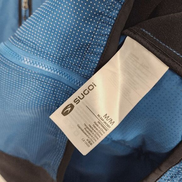 Sugoi Jacket Womens Medium Slim Fit Cycling Athletic Full Zip Blue - Picture 11 of 14